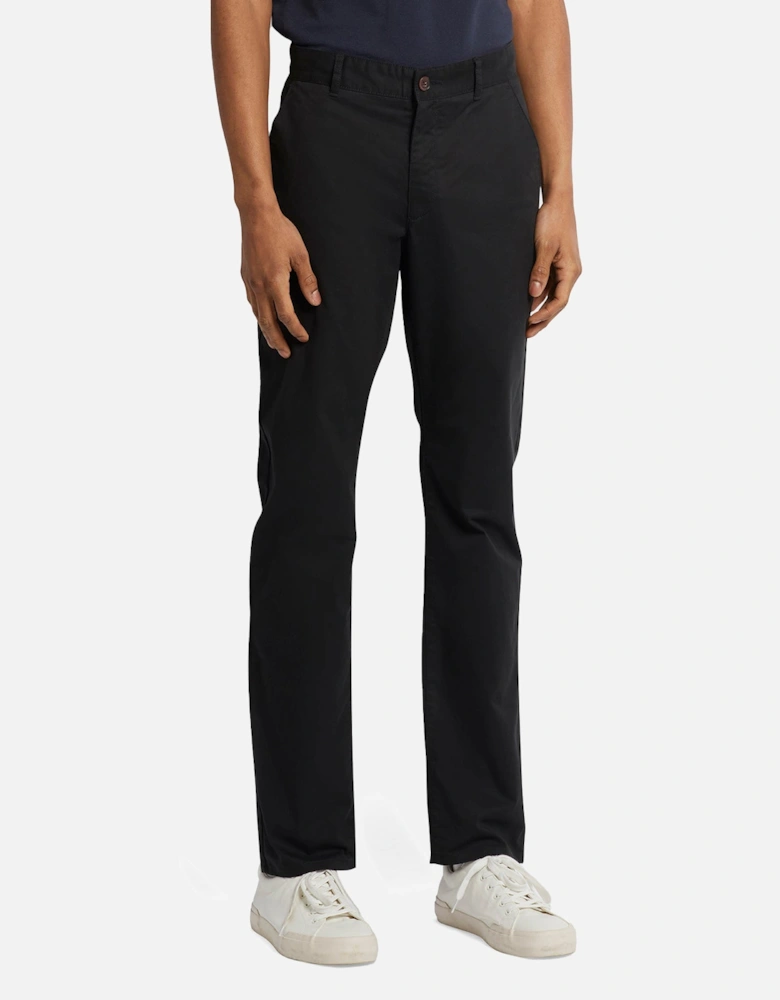 Elm Regular Fit Twill Chinos - Black