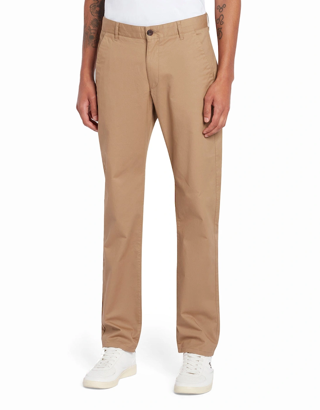 Elm Regular Fit Twill Chinos - Beige, 4 of 3