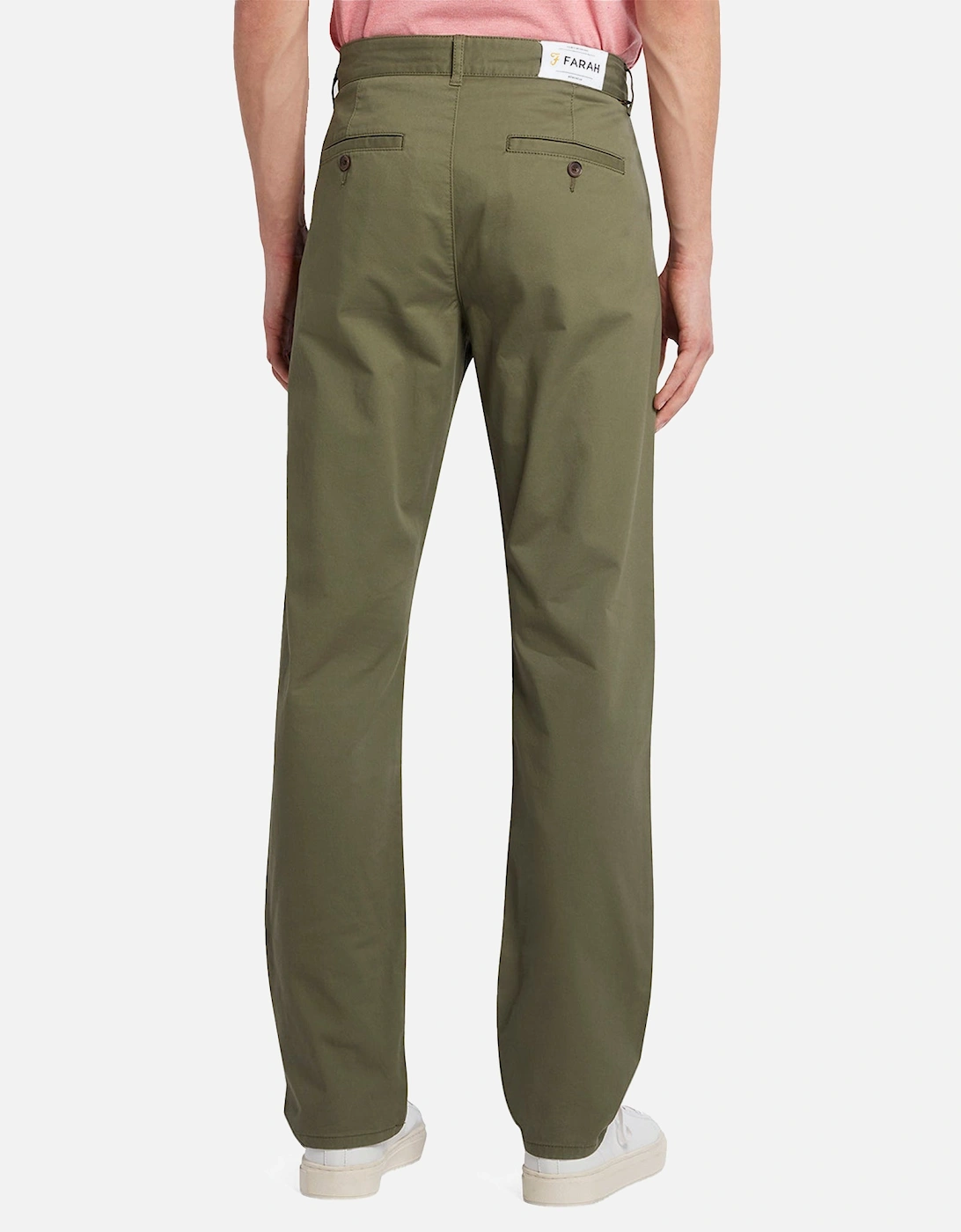 Elm Regular Fit Twill Chinos - Vintage Green