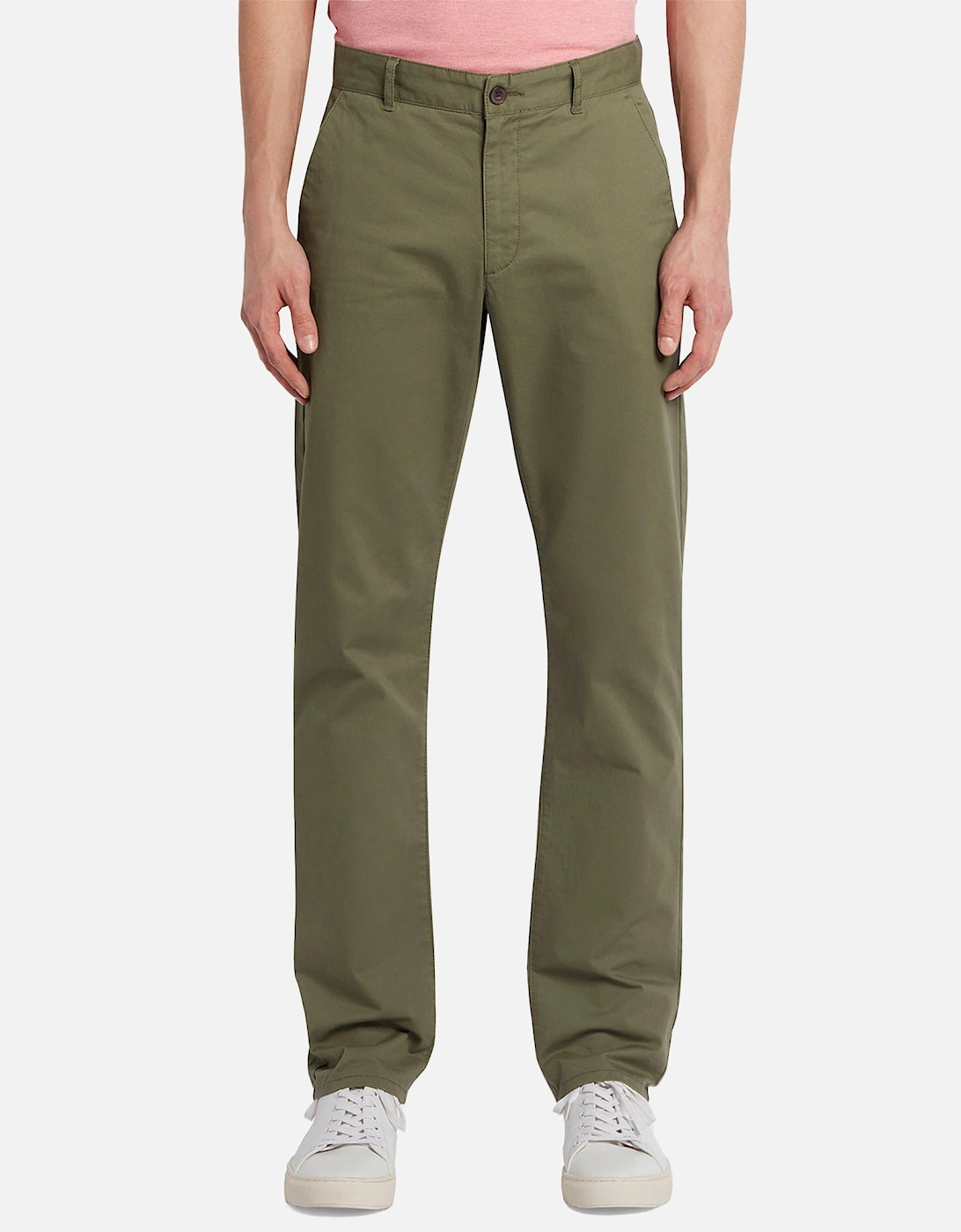 Elm Regular Fit Twill Chinos - Vintage Green, 4 of 3