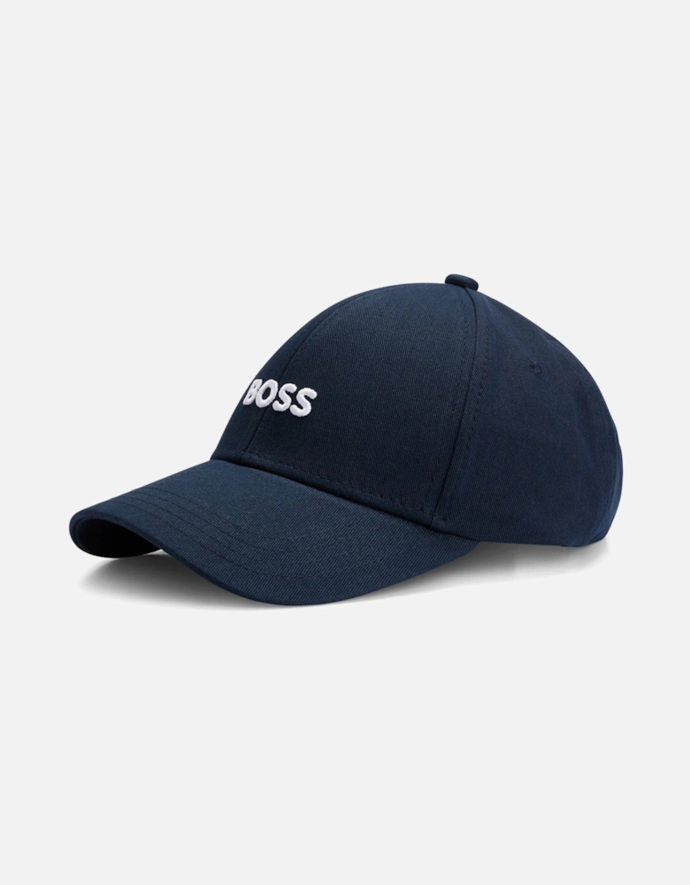 Boss Zed Embroidered Cotton Cap - Navy