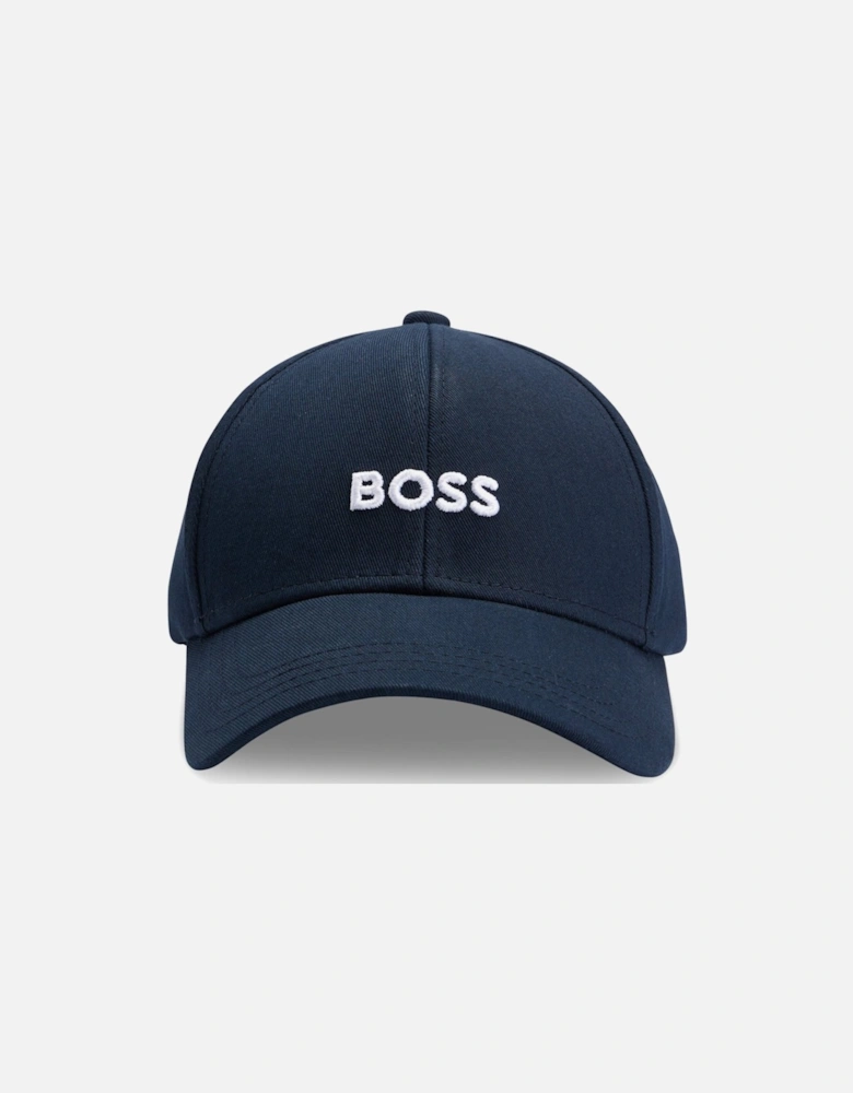 Boss Zed Embroidered Cotton Cap - Navy