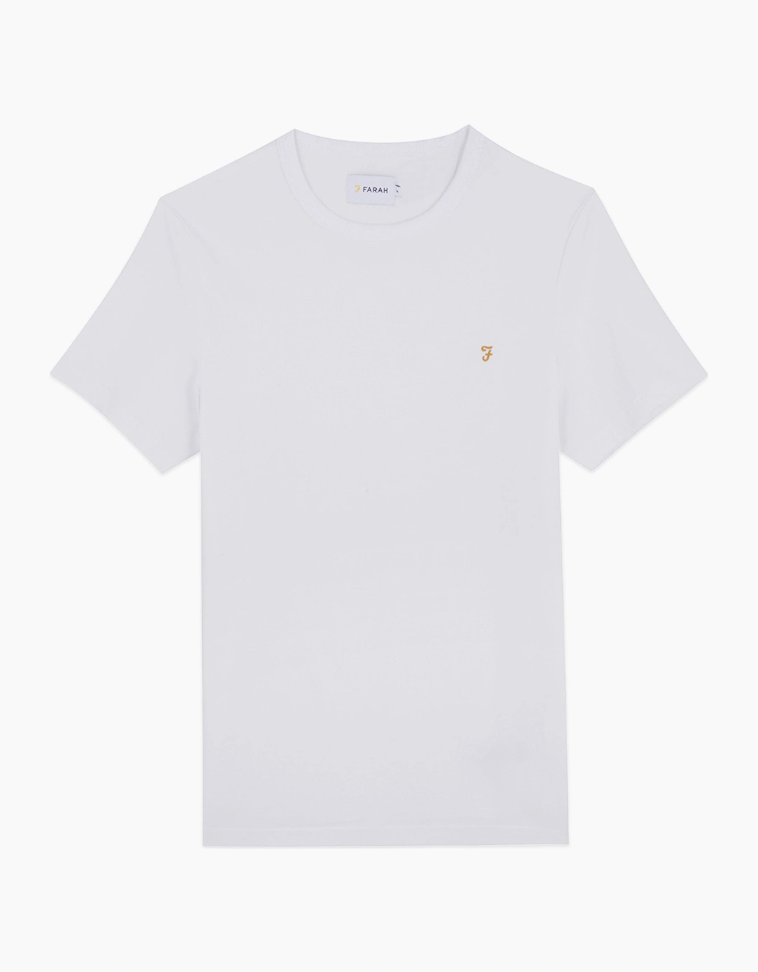 Farah Men's White New Danny T-Shirt  40 Large