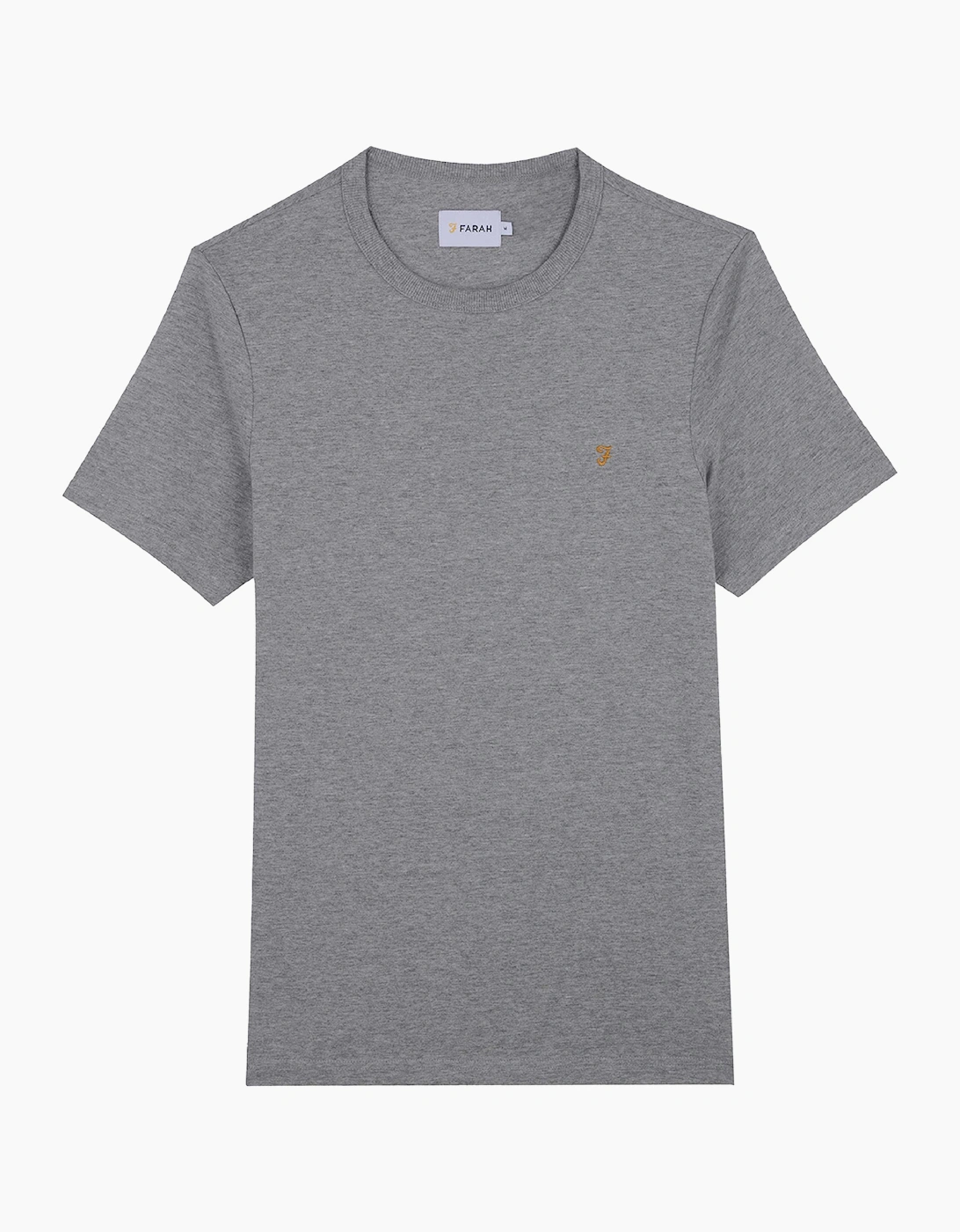 Farah Men's Grey New Danny T-Shirt - Marl  40 Large