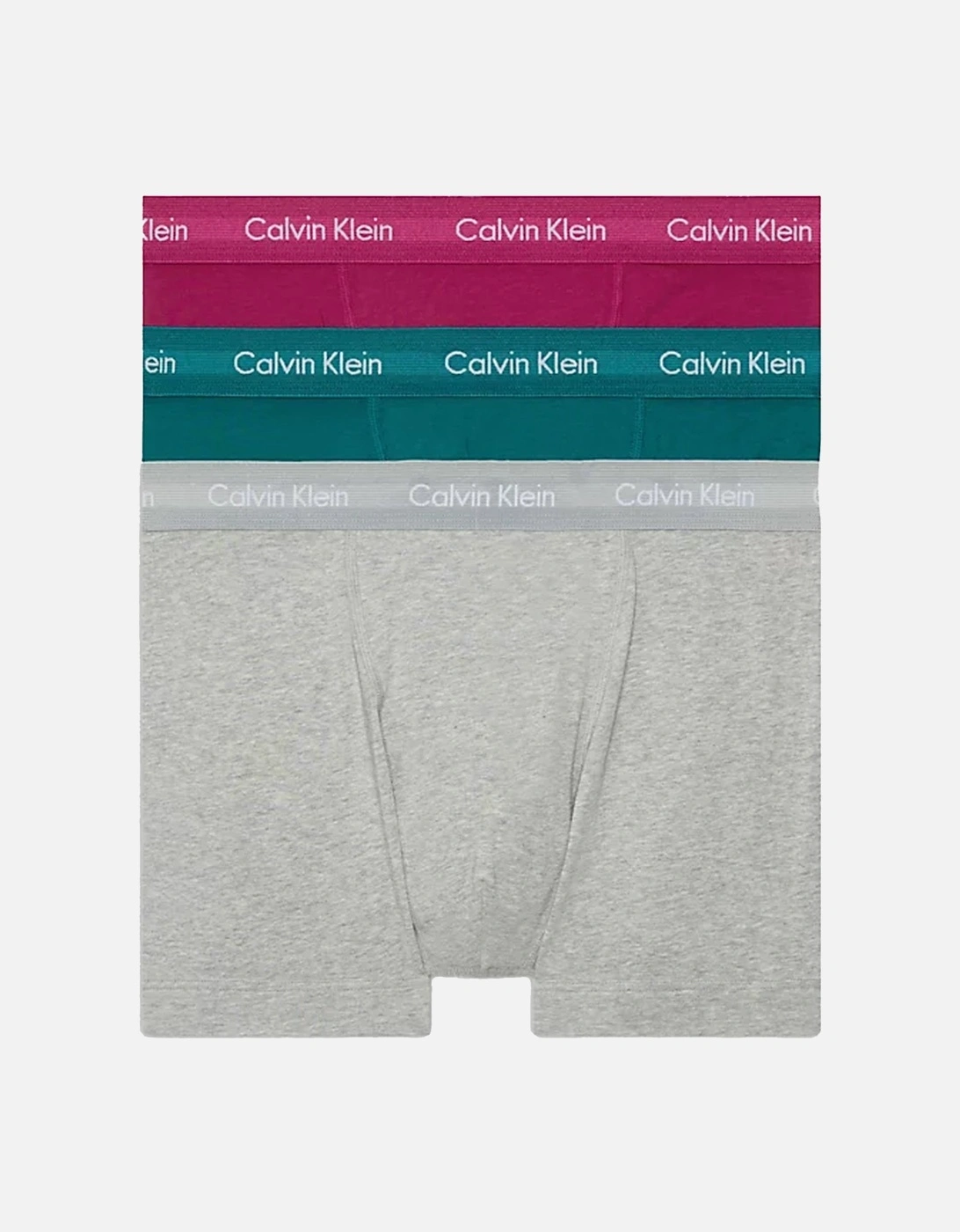 Cotton Stretch Trunks - Grey Heather/Chesapeake Bay/Jewel, 5 of 4