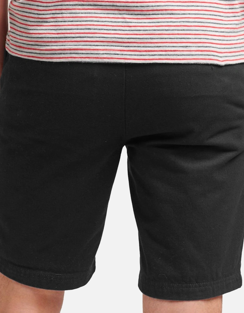 Vintage Officer Chino Shorts - Black