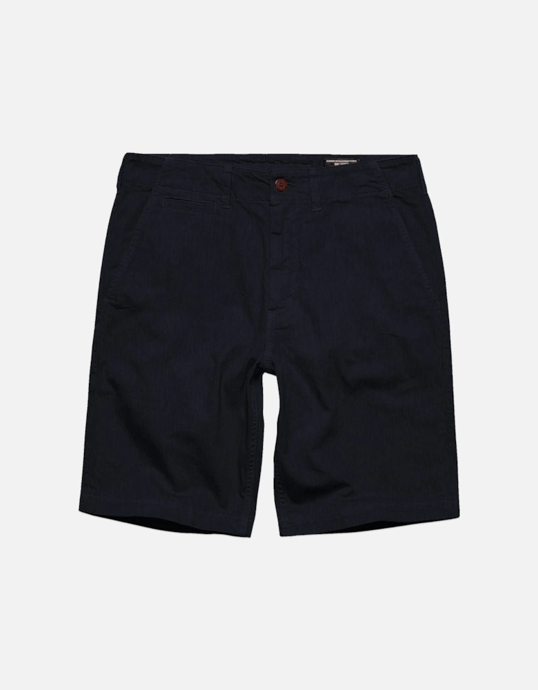 Vintage Officer Chino Shorts - Eclipse Navy