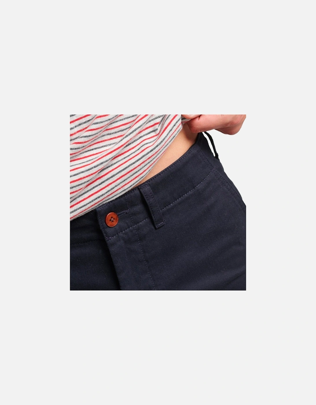 Vintage Officer Chino Shorts - Eclipse Navy