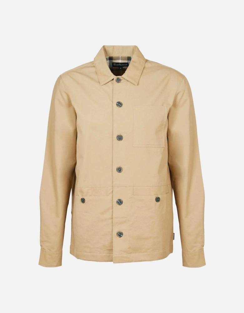 Newport Canvas Overshirt - Washed Stone