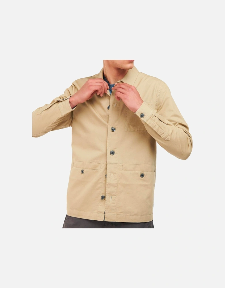 Newport Canvas Overshirt - Washed Stone