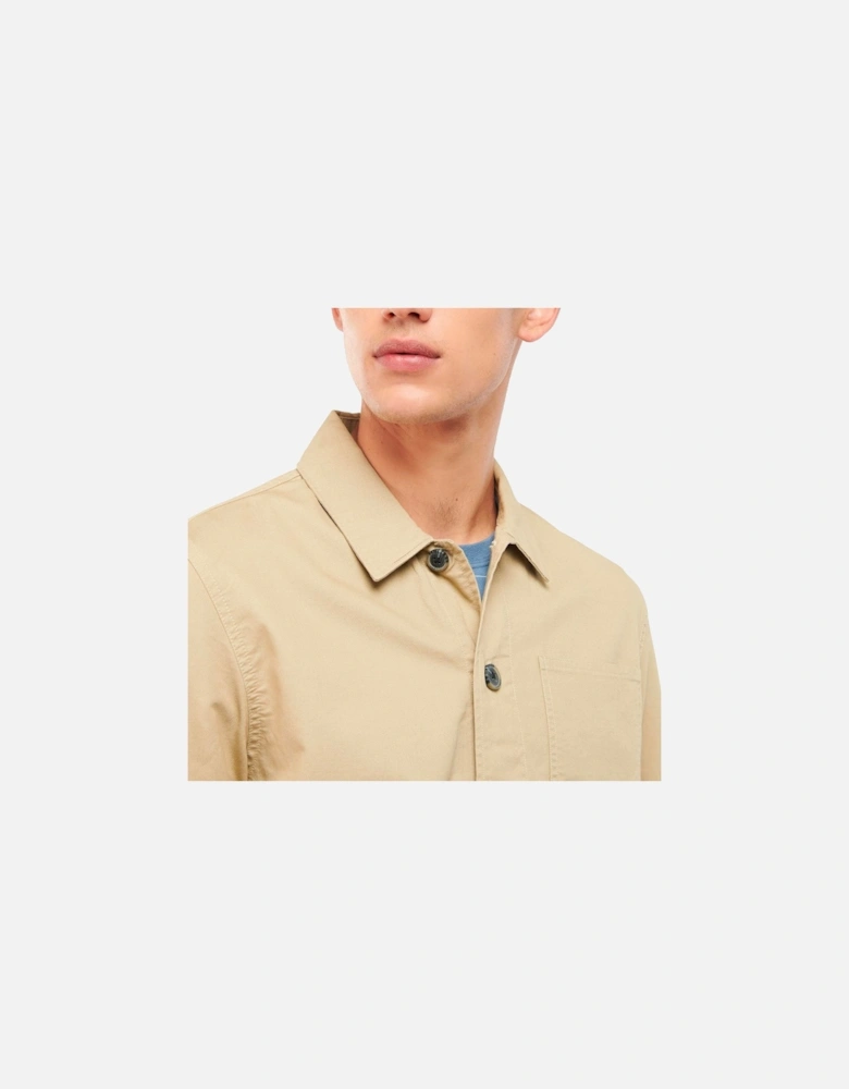 Newport Canvas Overshirt - Washed Stone