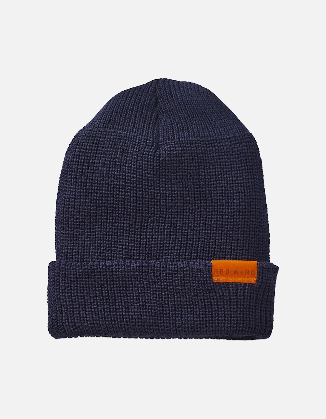 Men's Red Wing Merino Wool Knit Beanie Hat - Navy