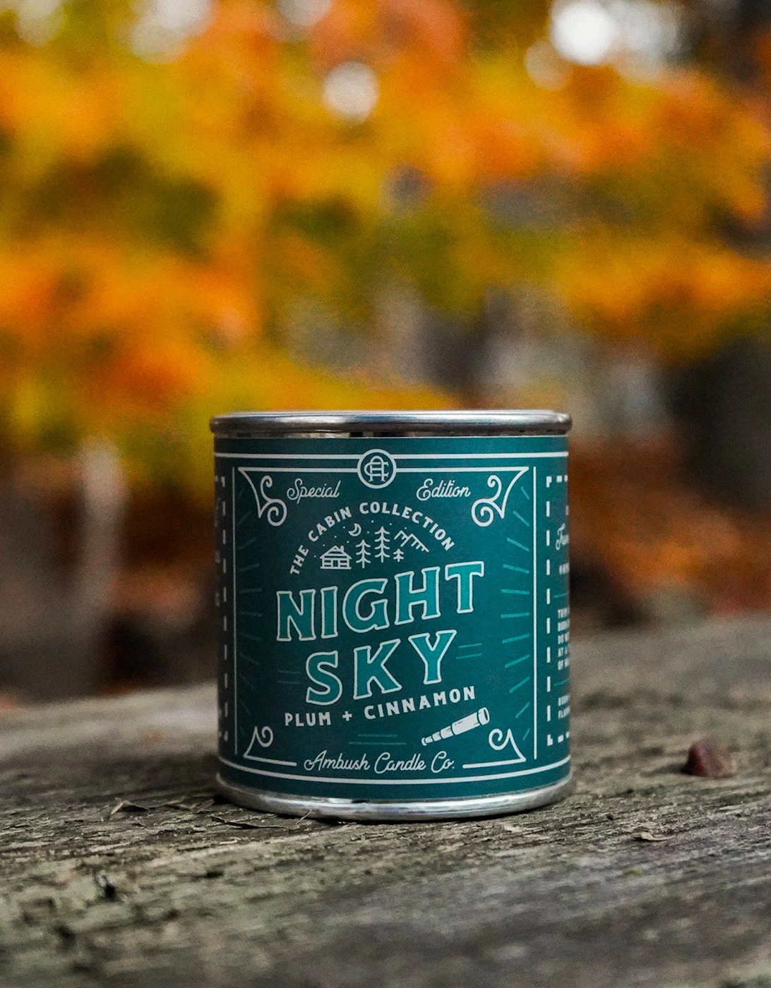 Ambush Candle Co. 8oz 'Night Sky' Soy Candle - Plum / Cinnamon