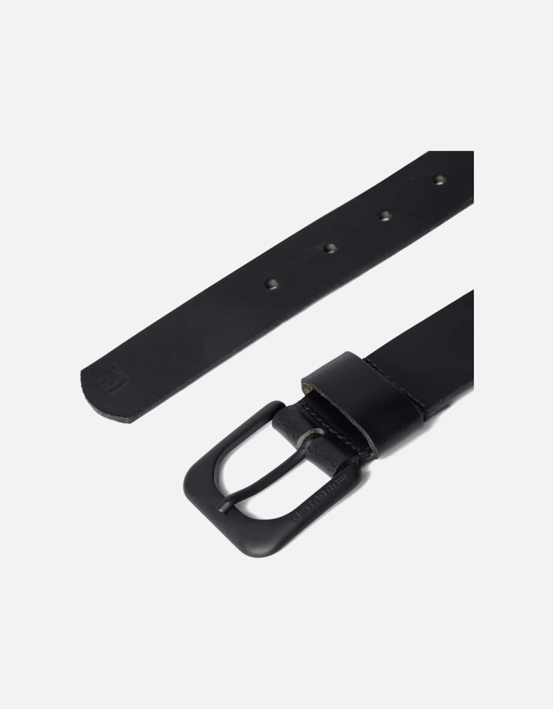 Zed Leather Belt - Black