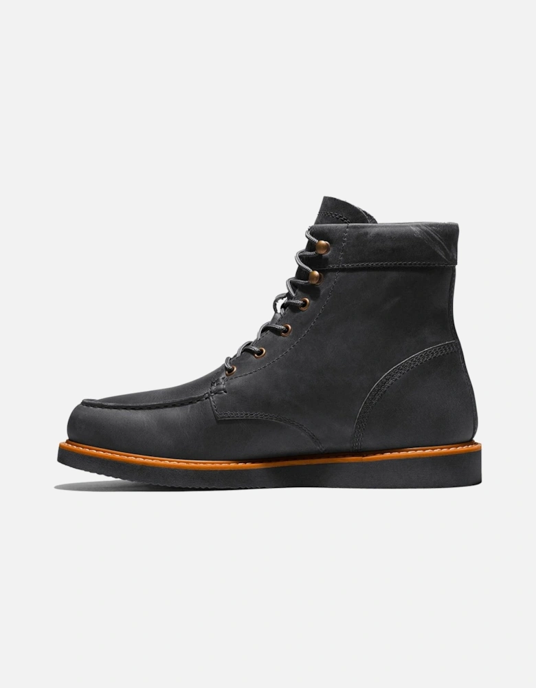 Newmarket 2 Rugged Boot - Black Full Grain Leather