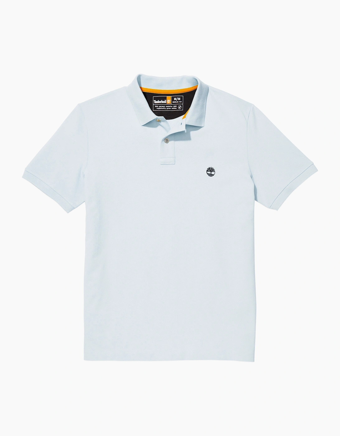 Timberland Men's Blue Millers River Pique Polo - Skyway  38/Regular Medium