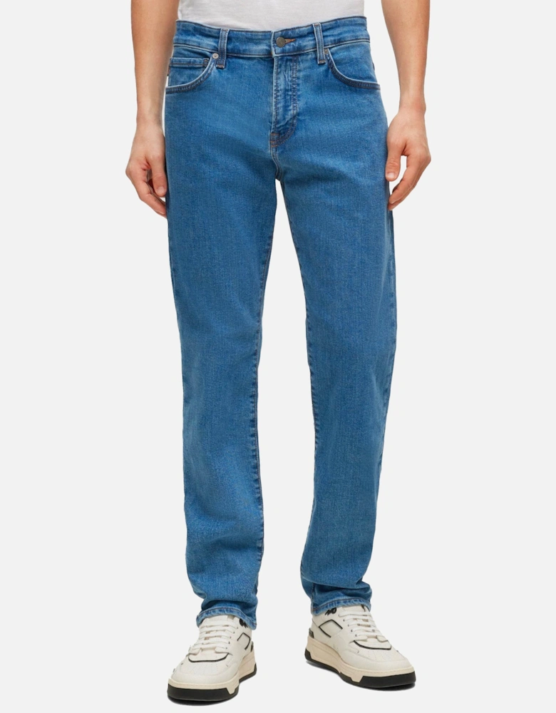 Boss ReMaine Regular Fit Jeans - Lake Light Blue Stretch