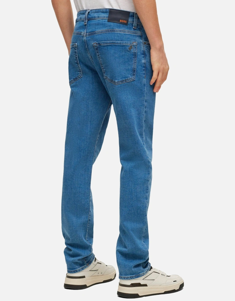 Boss ReMaine Regular Fit Jeans - Lake Light Blue Stretch