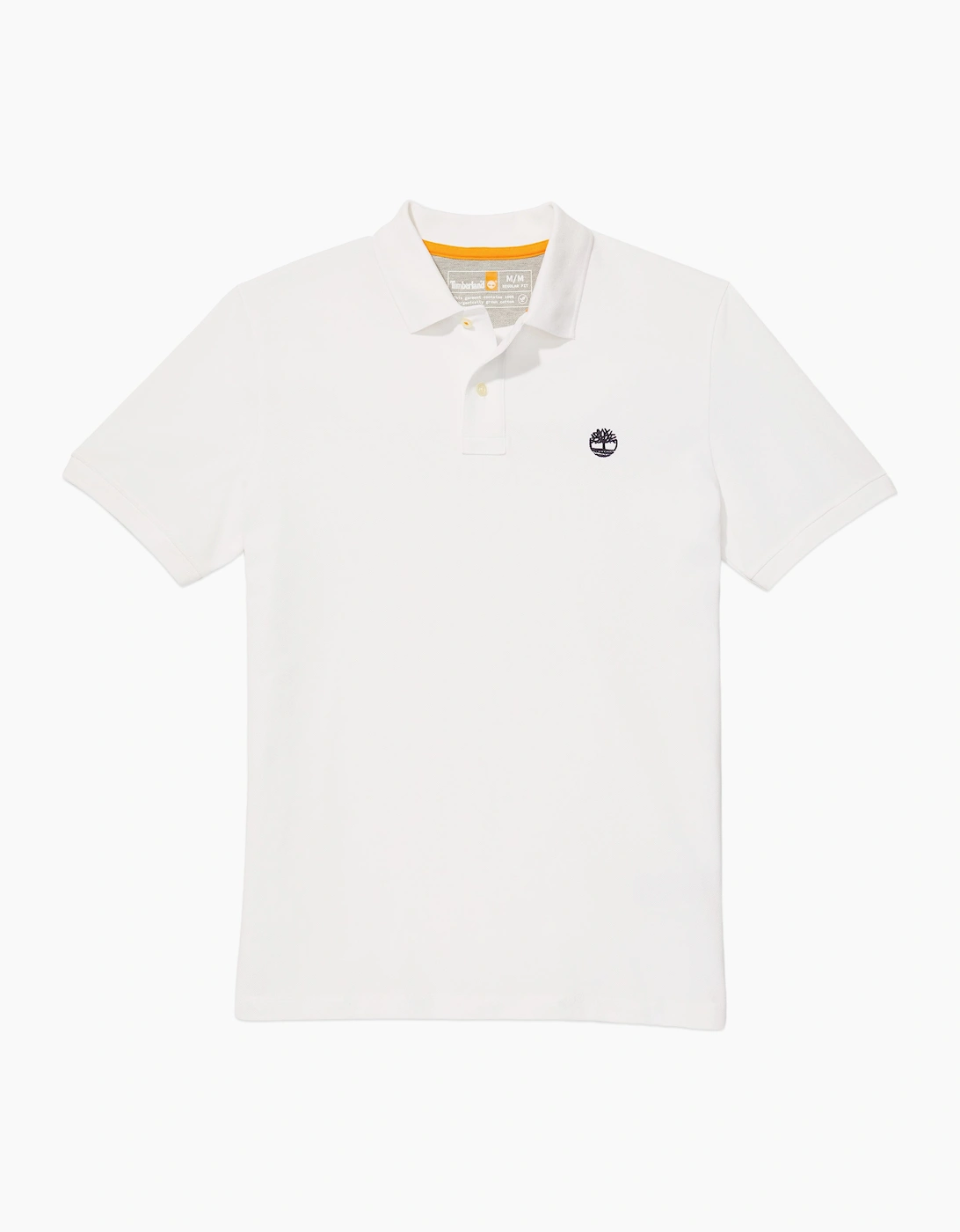 Timberland Men's White Millers River Pique Polo  38/Regular Medium