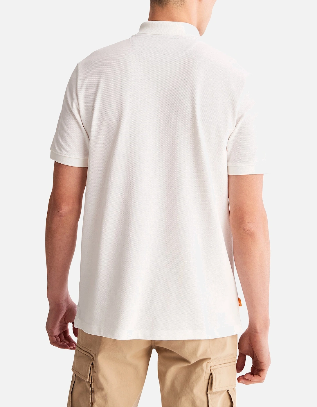 Millers River Pique Polo - White