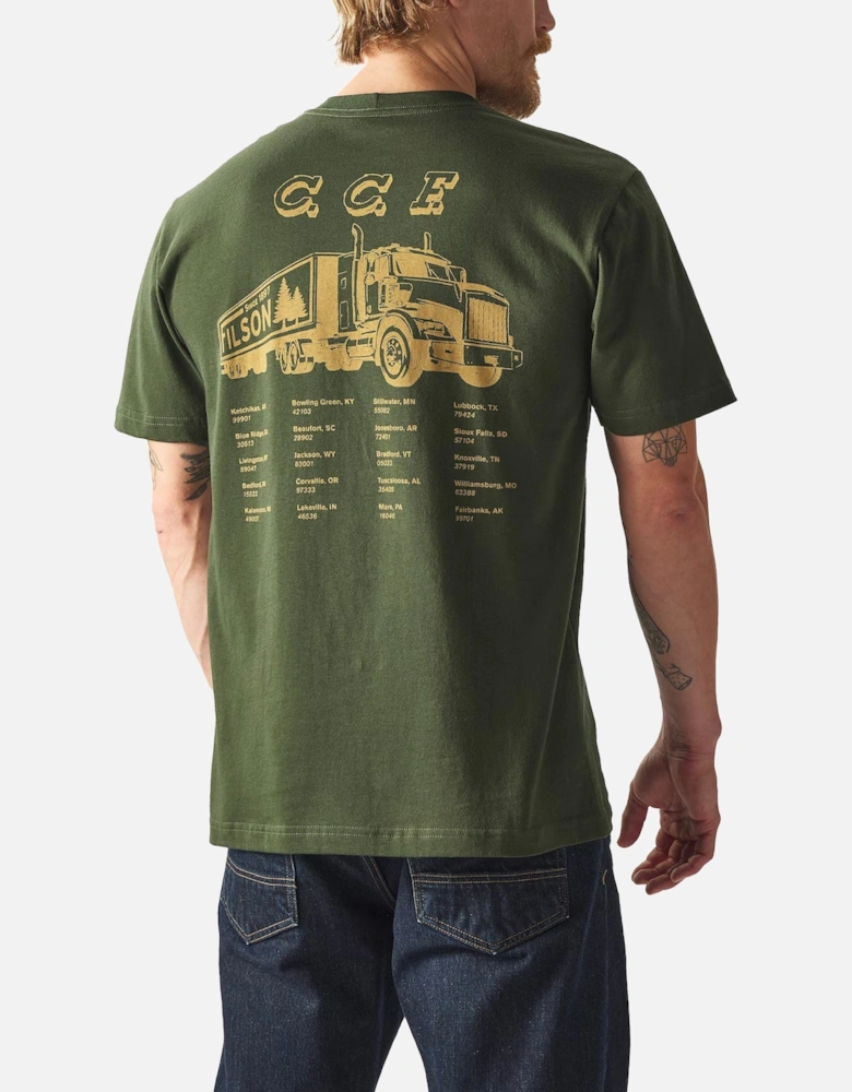 SS Pioneer Graphic T-Shirt - Dark Timber / Long Hauler