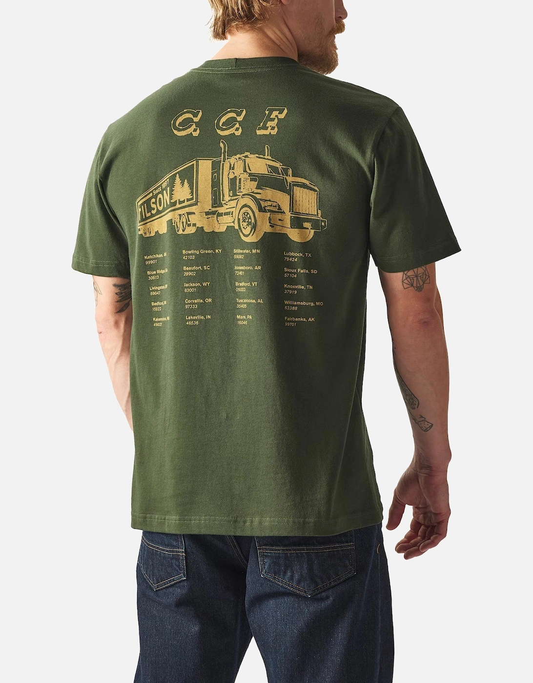 SS Pioneer Graphic T-Shirt - Dark Timber / Long Hauler