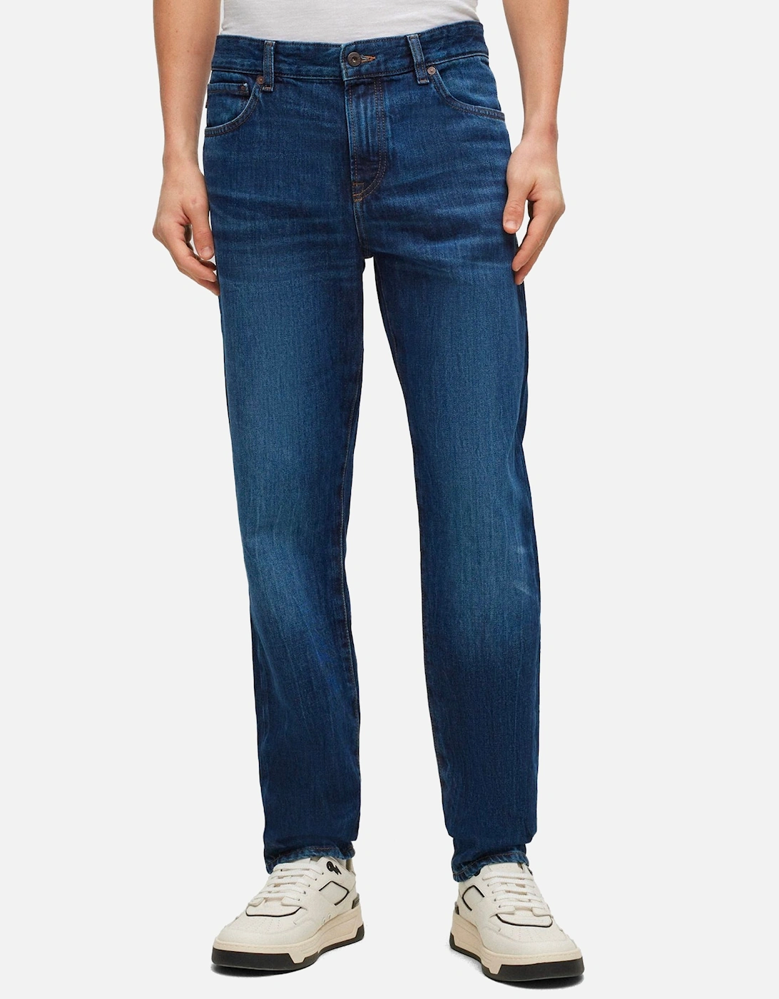 Boss ReMaine Regular Fit Jeans - Roots Dark Blue, 5 of 4