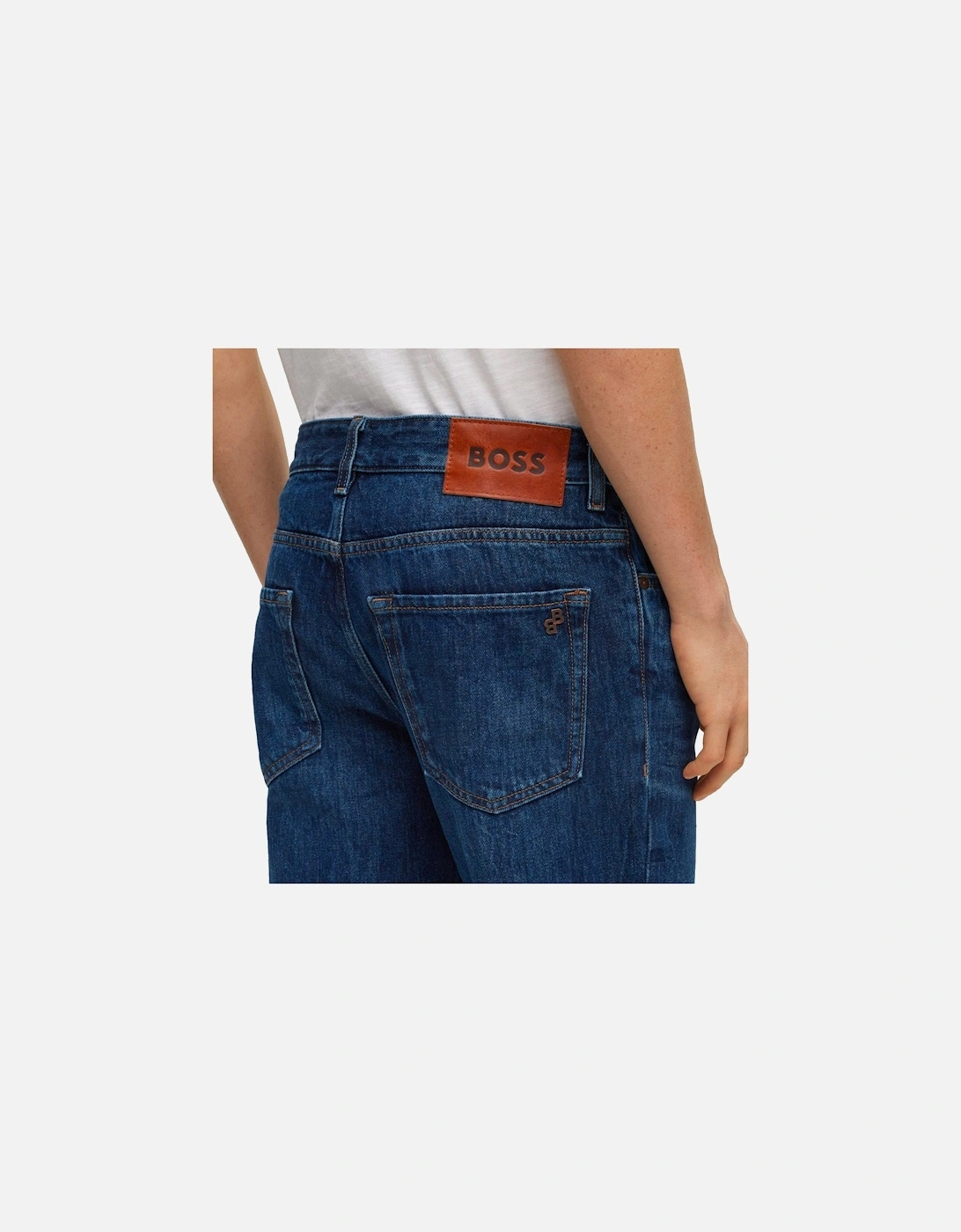 Boss ReMaine Regular Fit Jeans - Roots Dark Blue