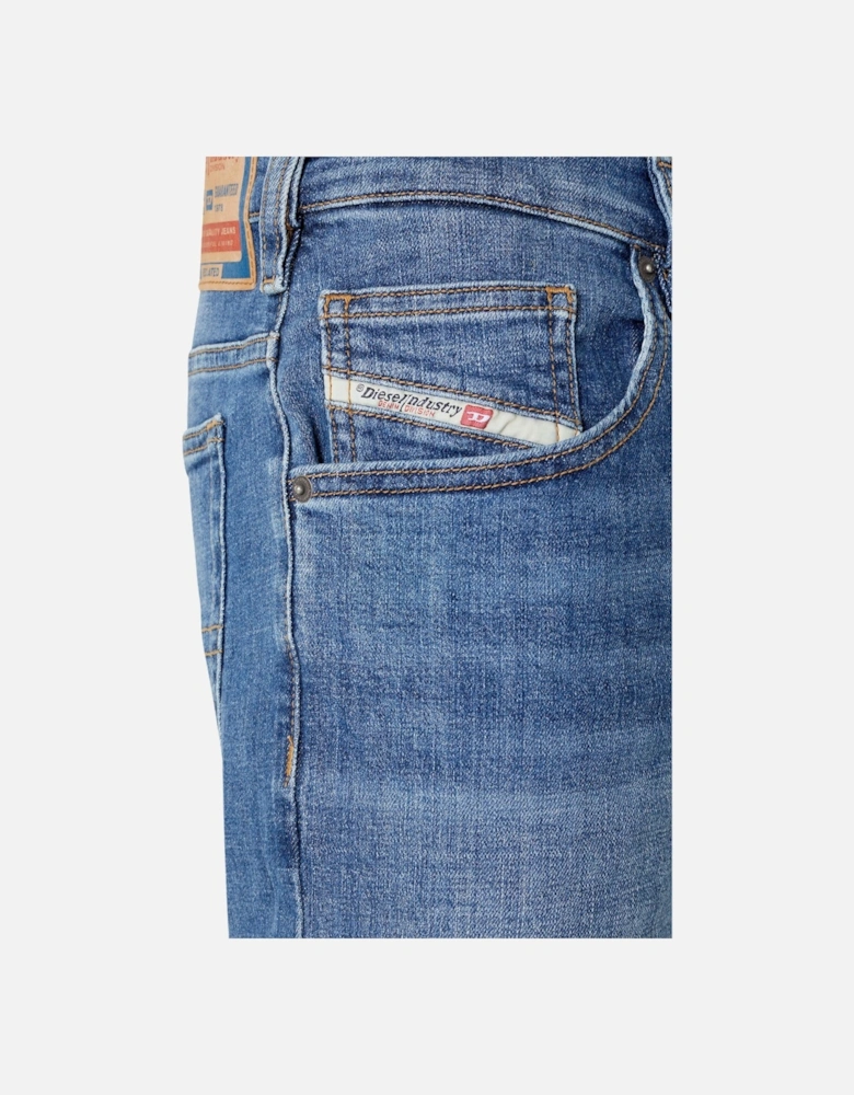 D-Yennox 0IHAT Tapered Fit Jeans - Light Blue