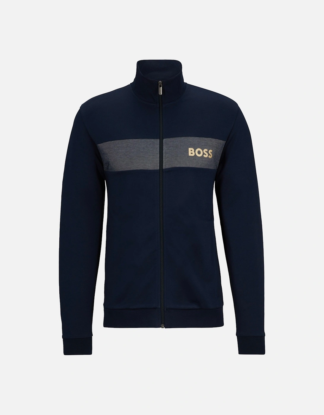 Boss Cotton Blend Full Zip Track Top - Navy, 4 of 3