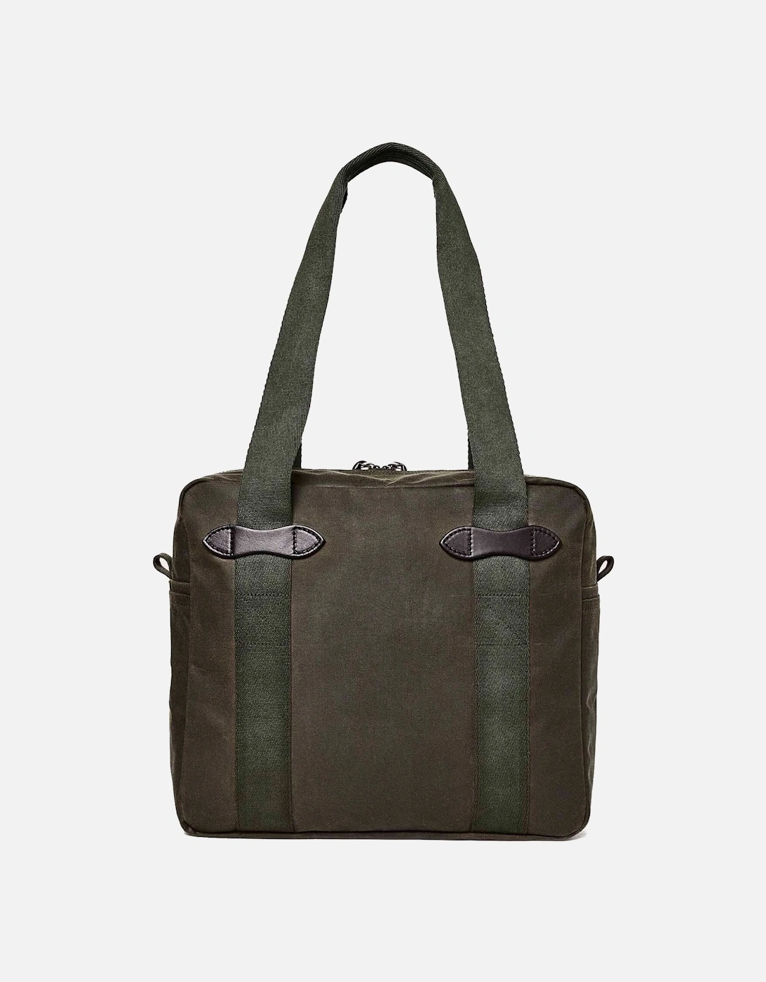 Tin Cloth Tote Bag with Zipper - Otter Green