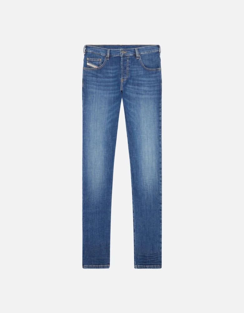 D-Yennox 0IHAR Tapered Fit Jeans - Mid Blue