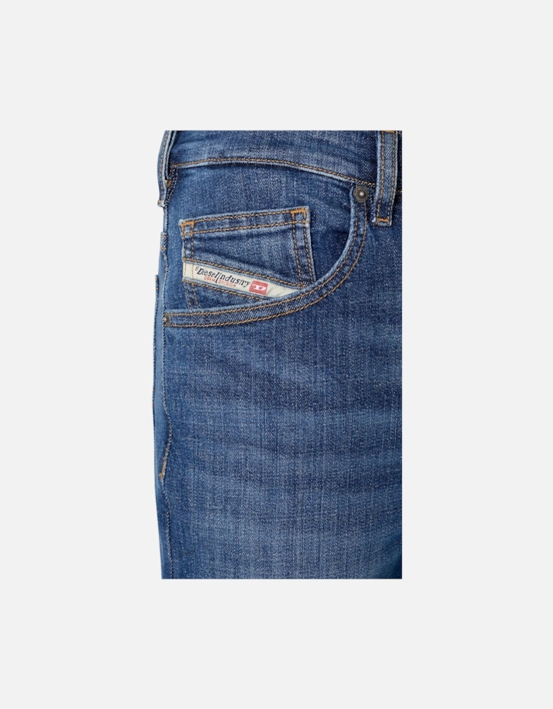 D-Yennox 0IHAR Tapered Fit Jeans - Mid Blue