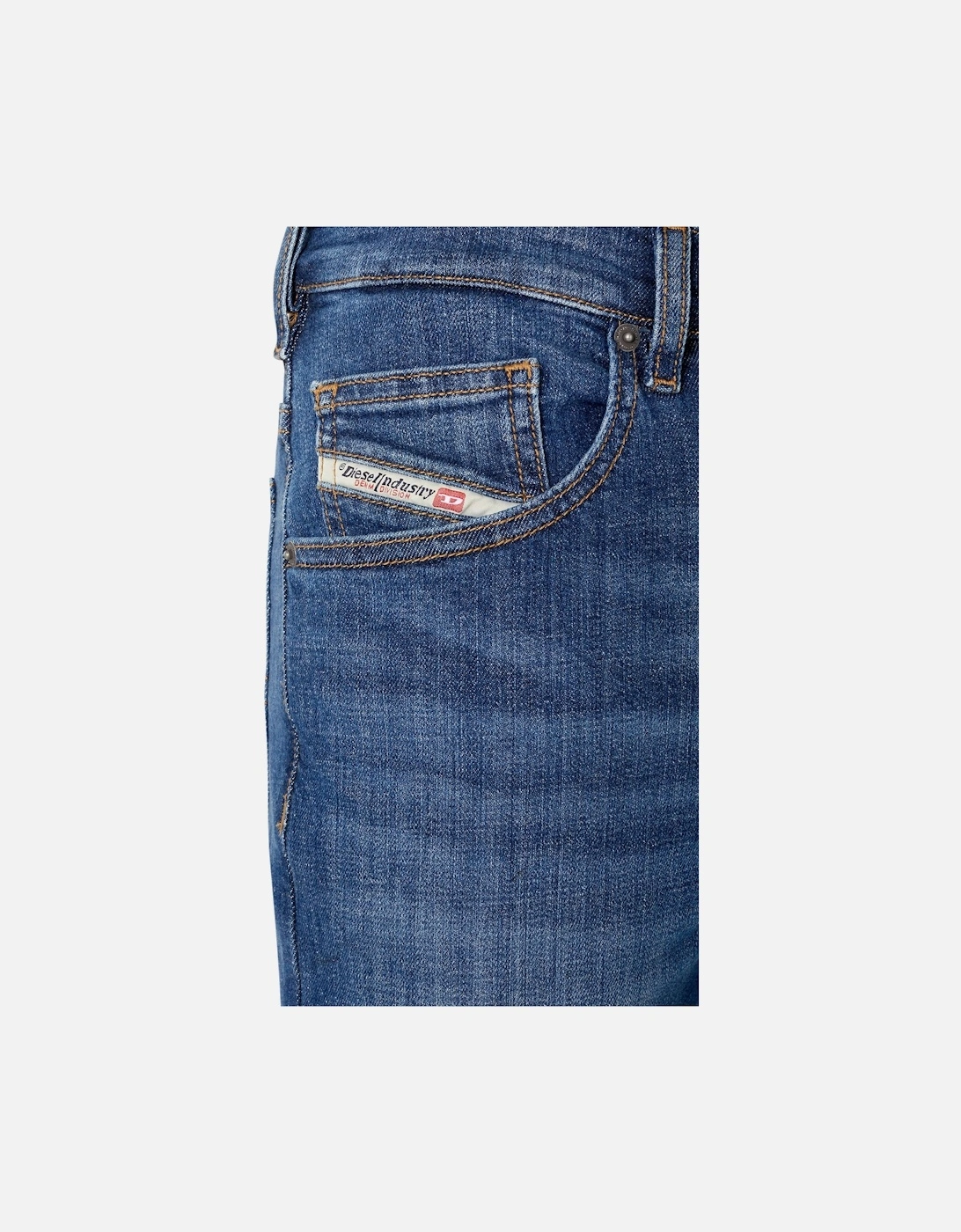 D-Yennox 0IHAR Tapered Fit Jeans - Mid Blue