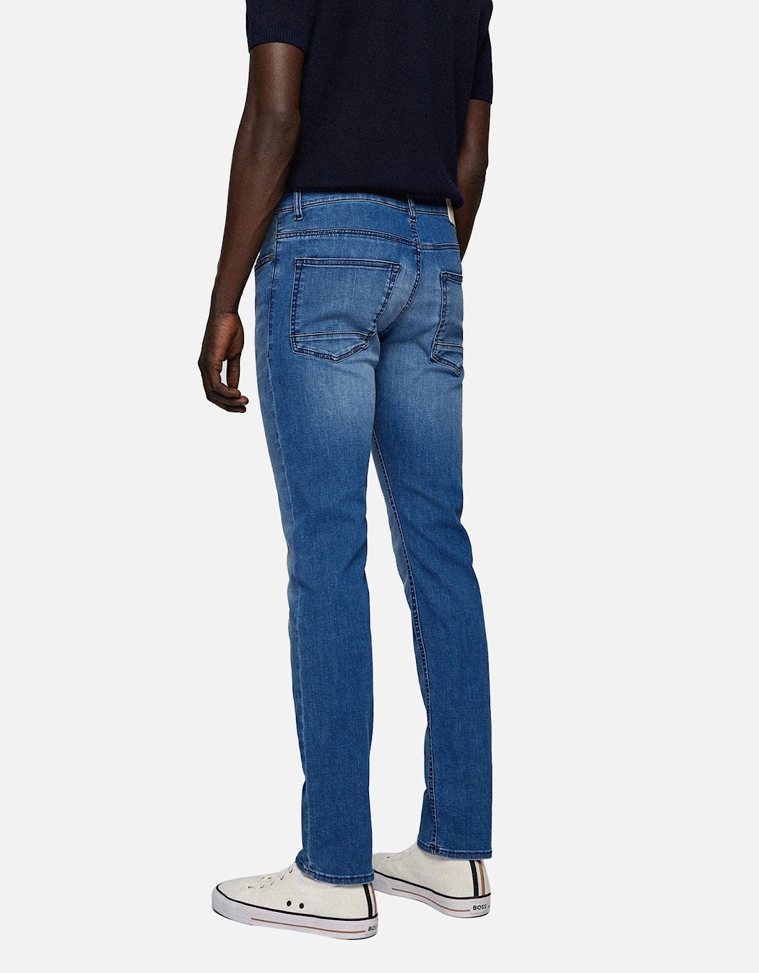 Boss Delaware Slim Fit Jeans - Light Blue Stretch