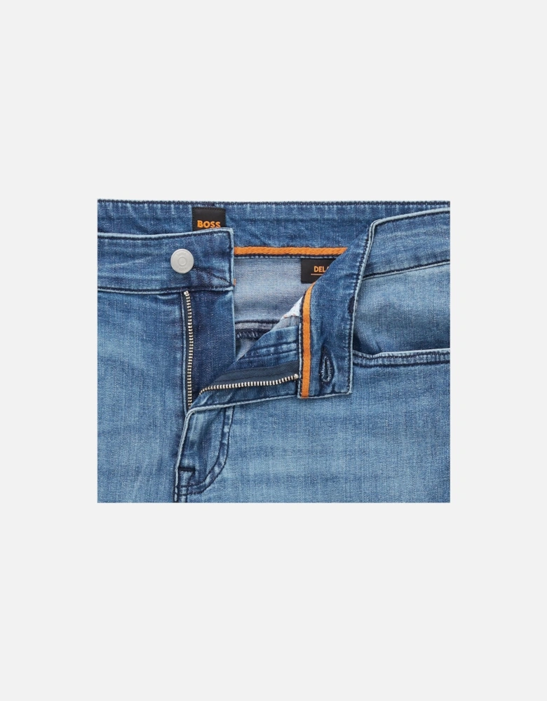 Boss Delaware Slim Fit Jeans - Light Blue Stretch