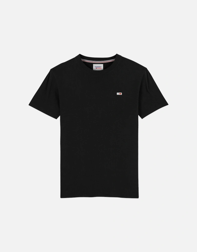 Tommy Jeans New Flag T-Shirt - Black