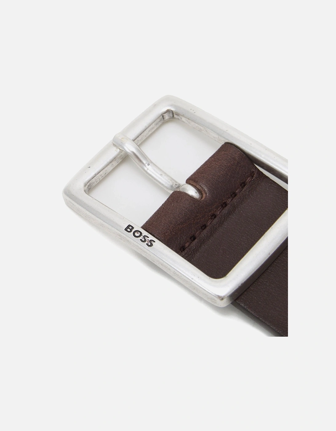 Boss Rudolf Cvb Leather Belt - Dark Brown