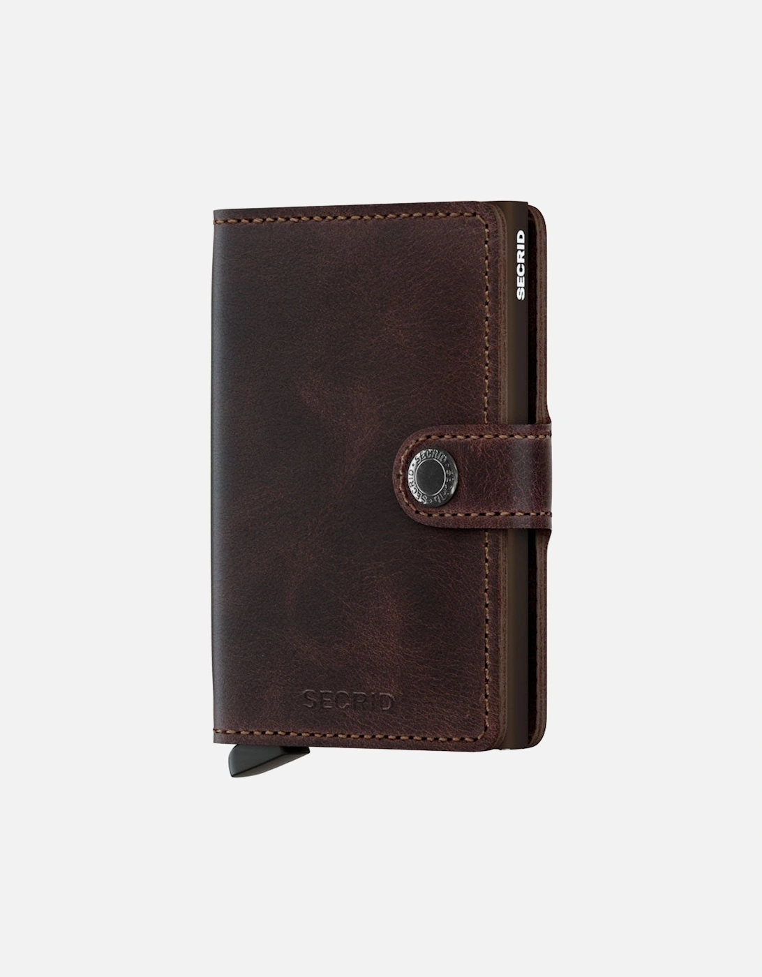 Secrid Unisex Brown Mini Wallet Vintage Leather
