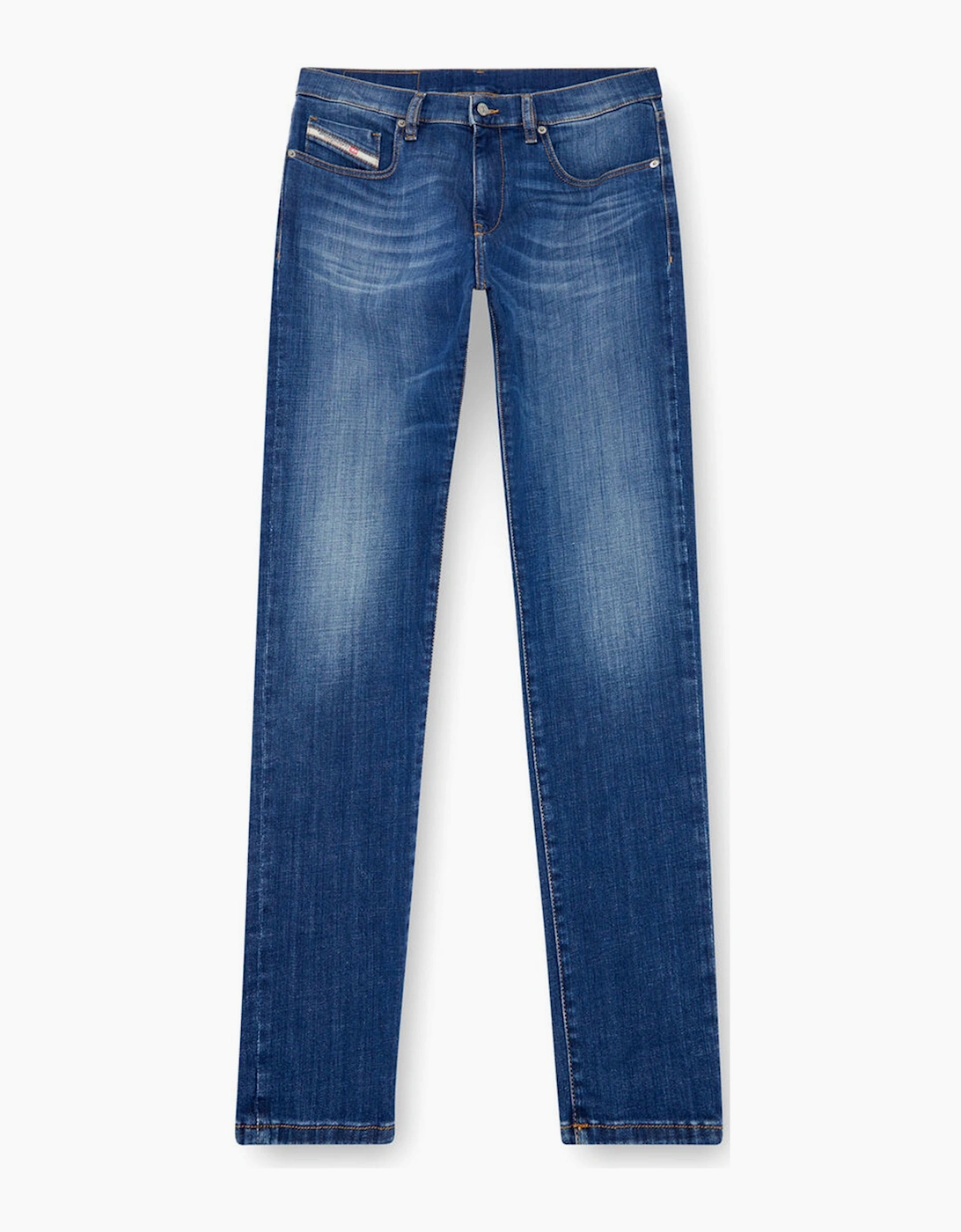 Diesel Men's Blue D-Strukt Slim Fit Jeans  32/34