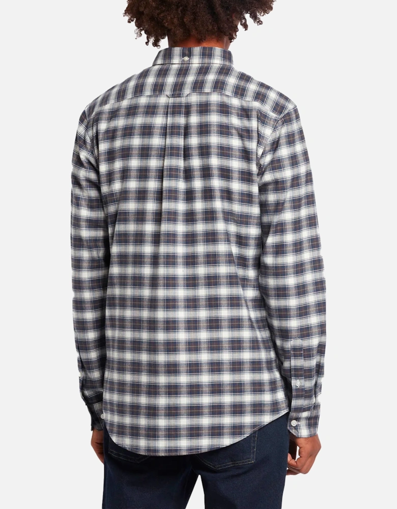 Fraser Check Long Sleeve Shirt - Navy / Cream