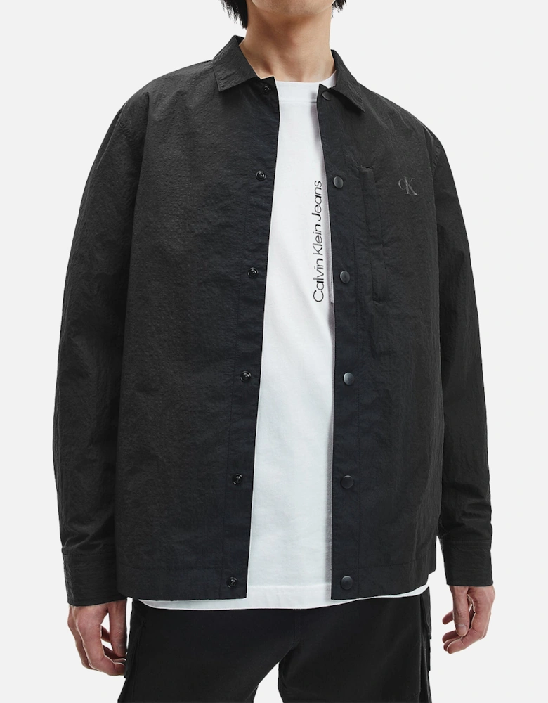 Ripstop Overshirt - Black