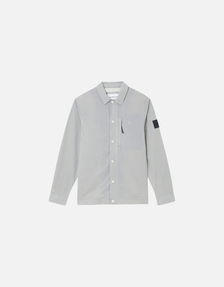 Ripstop Overshirt - Eggshell Grey