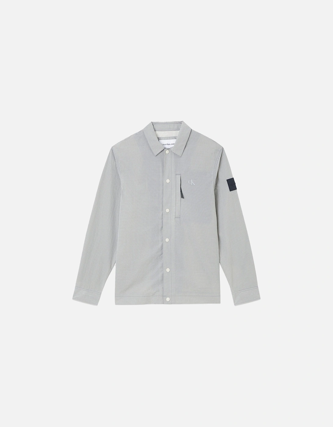 Ripstop Overshirt - Eggshell Grey, 4 of 3