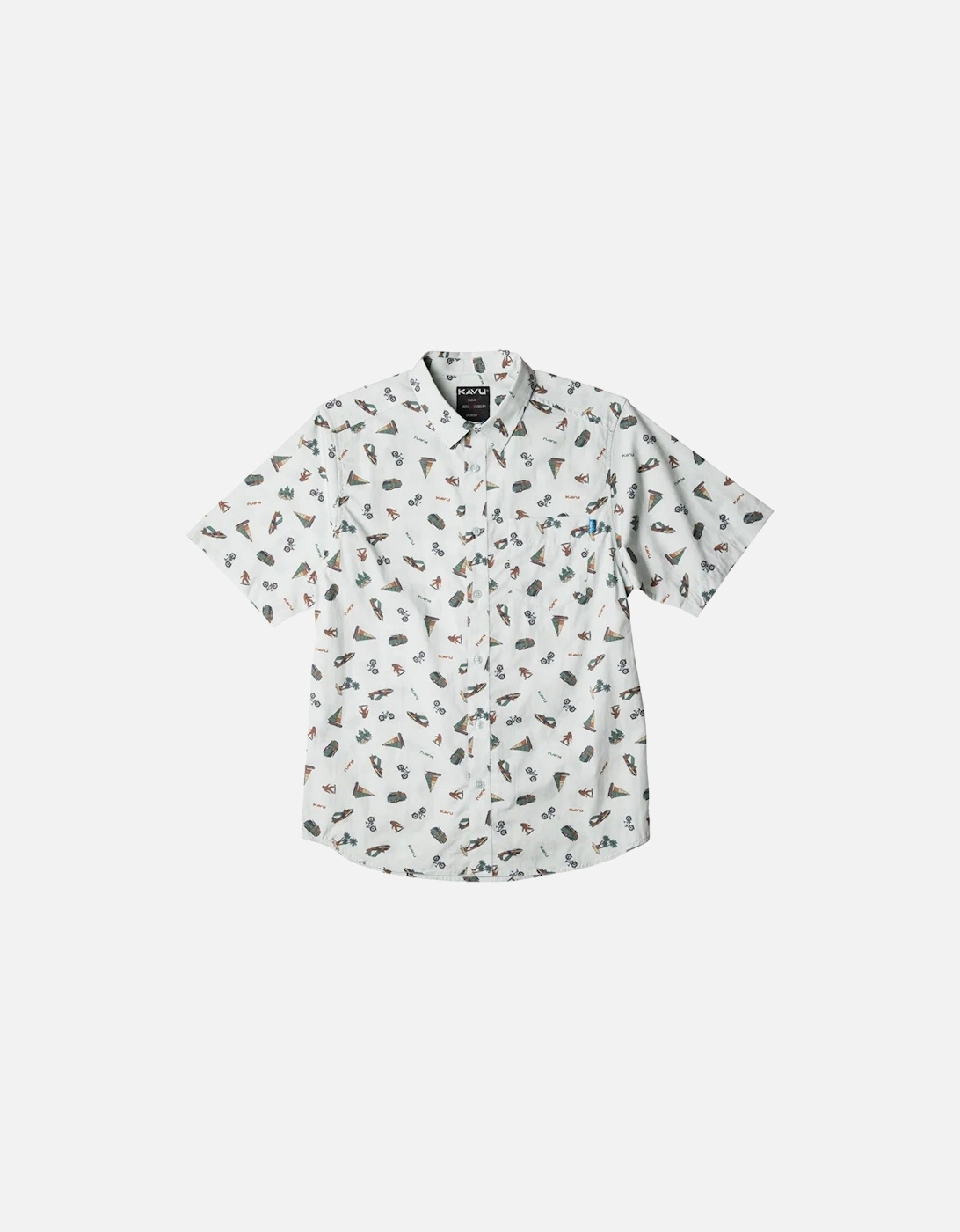 KAVU The Jam Short Sleeve Shirt - Wonder Wear - White - Size: X-LARGE