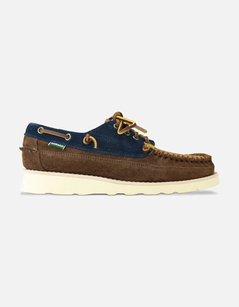 Campsides Cayuga Shoes - Blue/Navy/Cognac