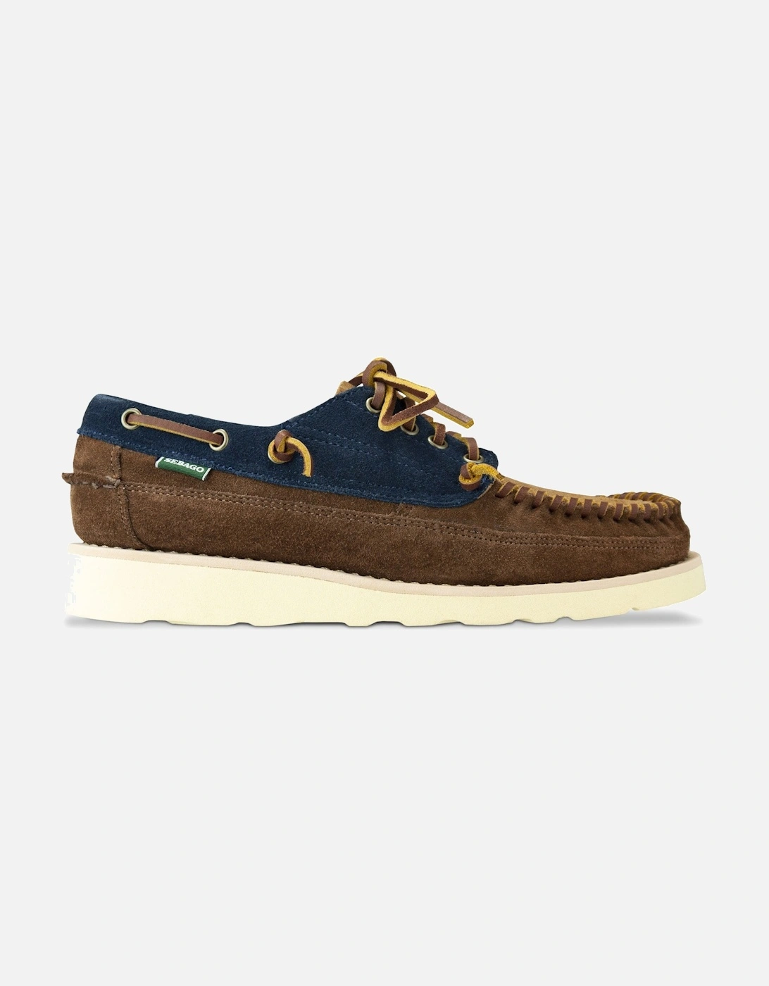 Campsides Cayuga Shoes - Blue/Navy/Cognac, 4 of 3