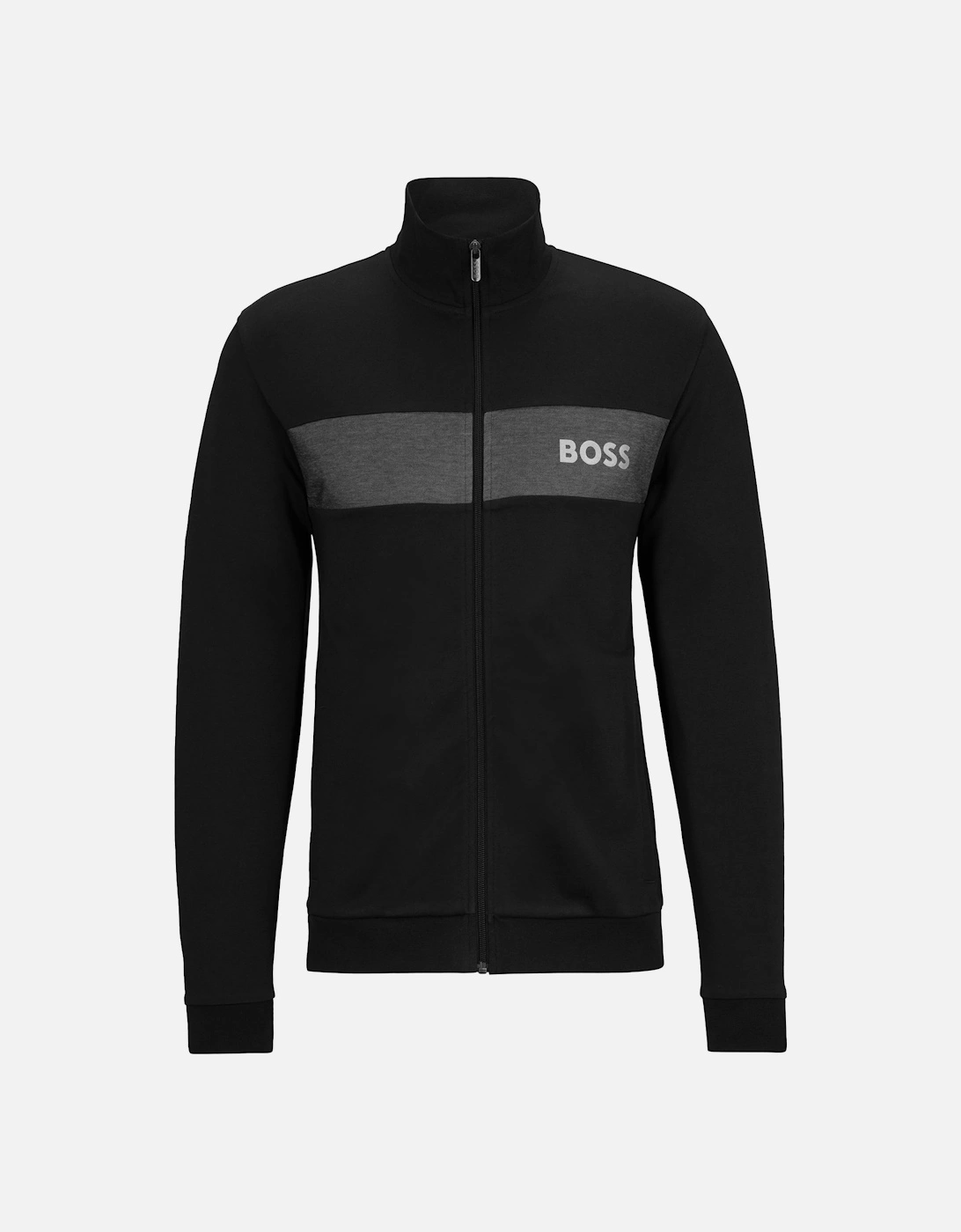 Boss Cotton Blend Full Zip Track Top - Black, 4 of 3