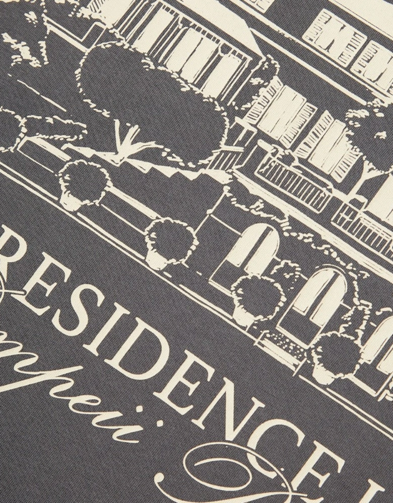 Residence Graphic T-Shirt - Charcoal