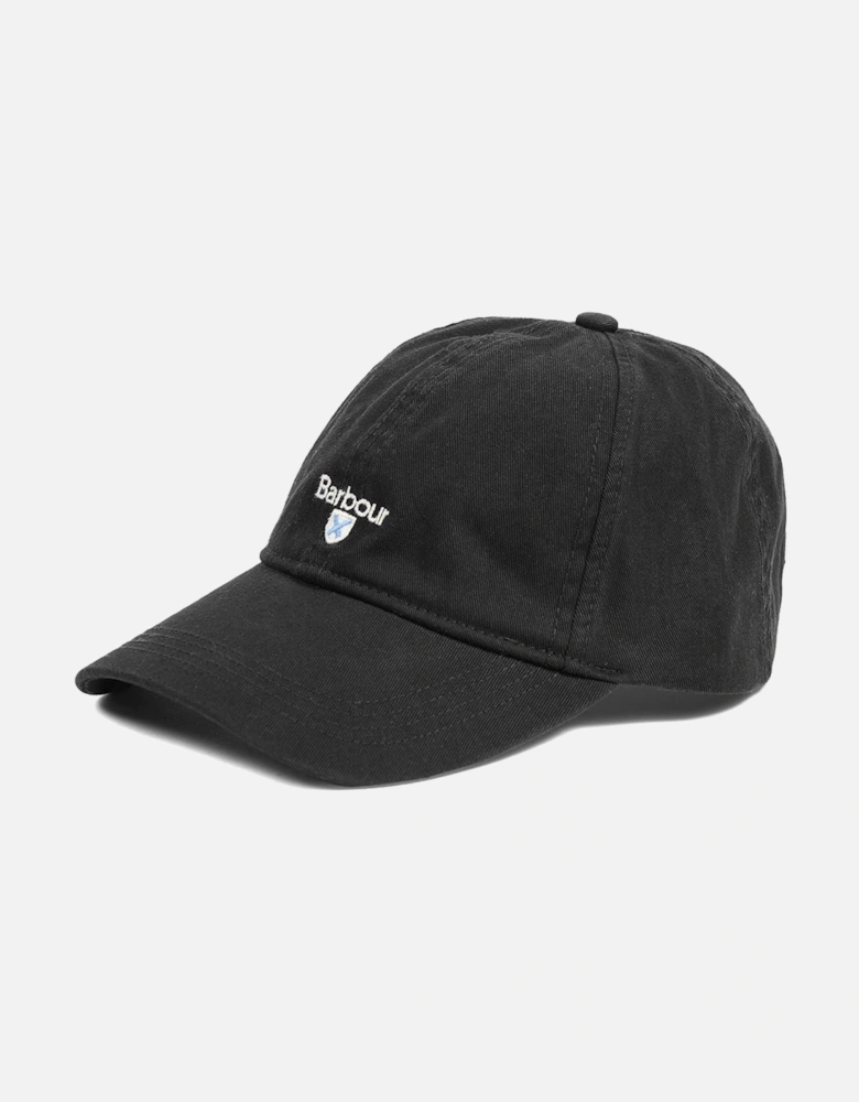 Cascade Washed Sports Cap - Black